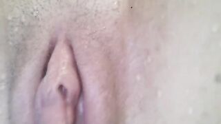 A hot girl has sex in the water and gets her pussy close-up shot