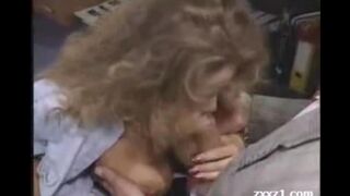 The hot teacher with big boobs is fucking with her student