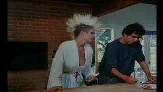 Big cocks and horny fuckers in a retro orgy scene