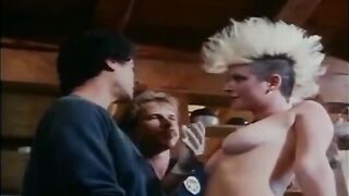 Big cocks and horny fuckers in a retro orgy scene