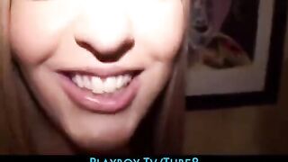 A girl is fucking with a guy at the student party