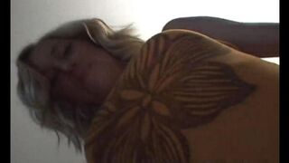 First creamy for the blonde teen with natural tits Ellie Louise