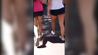 A tasty ass of a student that was visible to all