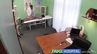 The cunning doctor checked the patient's body with his tongue