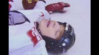 The hockey fan got a chance to fuck her hero