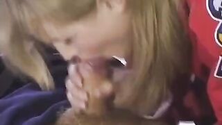 The hockey fan got a chance to fuck her hero