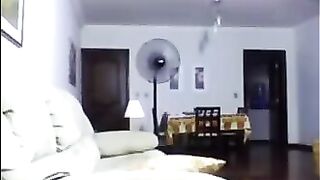 In the evening, as always, they decided to enjoy passionate intimacy on the couch