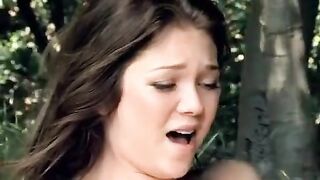 Two lesbians fucked each other at the park during a picnic