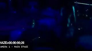 Two girls are having fun in the club, they get fucked there