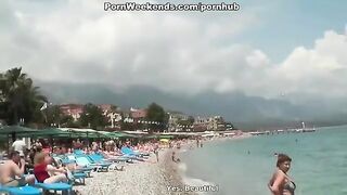 Blonde in threesome sex with two guys, a daring encounter to dilute