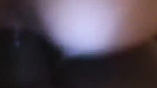Latina gets her pussy full of sticky sperm after getting fucked by a black guy