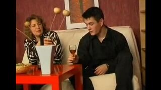 A drunken man was fucked by his mother in the ass