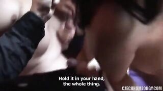Bunch of drunk people fucked at home, including a pregnant woman