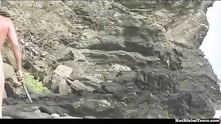 A man filmed naked beauties on the nudist beach