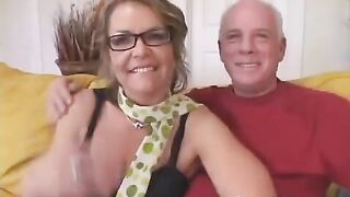 The old man gave his wife to a student to satisfy him