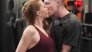 The guy received anal training from a red-haired woman in 4K quality