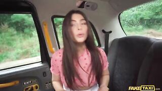 The angry girl because of the guy's lustfulness
