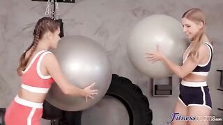 Passionate sensual lesbian pussy licking with sweet orgasm