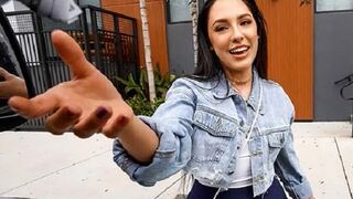 A guy fucks Selena for money, and she has no permanent residence
