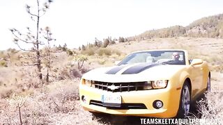 The mafia guy ordered a car and fucker with a girl driver