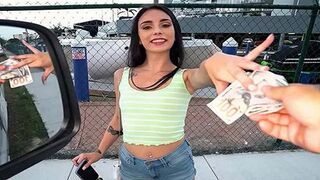 Latina striptease artist needs a big dick, not just money