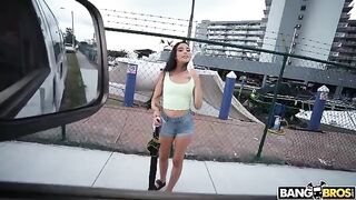 Latina striptease artist needs a big dick, not just money