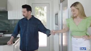 Dad fucks the sorority slut in an intimate scene