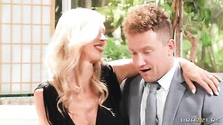 Blonde FFM threesome video with mature blondie - ReifeSwinger