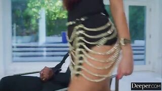 Security checks the room and calls the girl to come