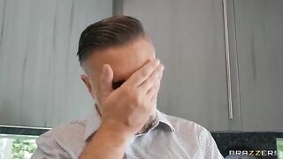 Blonde gets her pussy full of cum from the real estate agent
