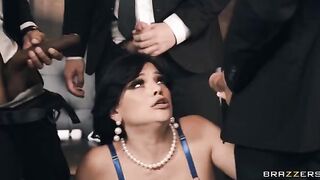Formal Fuckfest: Mona's first experience of being fucked by several guys