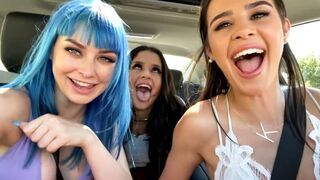 The nimble nympho is on a girl trip adventure
