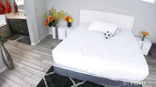 Horny coach fucked blondie and filled her with cum