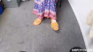 A person repeats the mistake of shoplifting again in the store