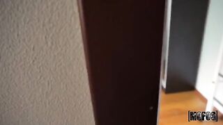 A spy was caught by a roommate in a compromising act