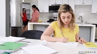 Big natural tits of the nimphomaniac tutor