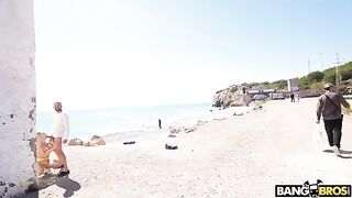 Bunch of crazy anal sex in public places like a beach