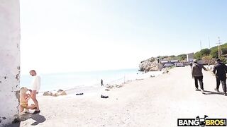 Bunch of crazy anal sex in public places like a beach