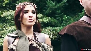 The beautiful girls are celebrating the victory of the Vikings with passionate group sex