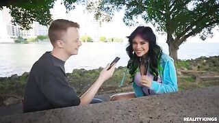 No need for persuasion when the cock is already in the pussy