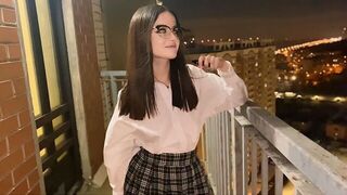 A blowjob with a view of the city, why not?