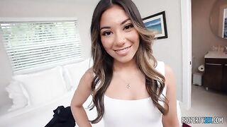 A girl is sucking her boss’s dick with the hope to get promoted