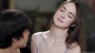 Romantic sex with cute girls, a real tender story