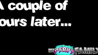 I got caught jerking off by my sexy stepsister - MyPervyFamily