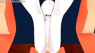 Spider Demon (Mother) from Demon Slayer fucks with Tanjiro in 3D hentai