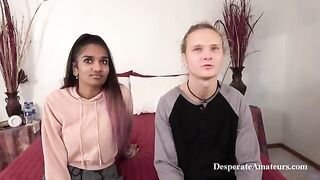 Kama Sutra casting with desperate amateurs for the Indian girl seeking fortune