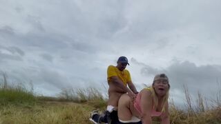 Pinay went on a risky outdoor adventure, she met a stranger and got intimate with him