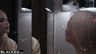 Two ski bunnies, Jia and Like, are competing to ride the biggest cock