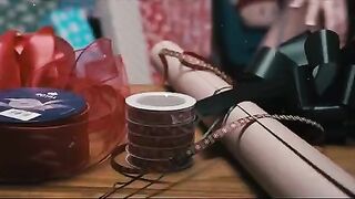 Two naughty elves, Megan Rain and Adria Rae, got fucked in the ass by a double-ended dildo