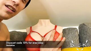Sex casting with a stunning doll, Aurora from Tantaly, and her incredible big tits